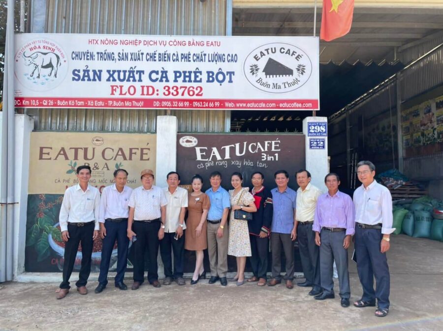 Liên minh hợp tác xã Tỉnh Quảng Nam đến thăm và làm việc tại EATU CAFE