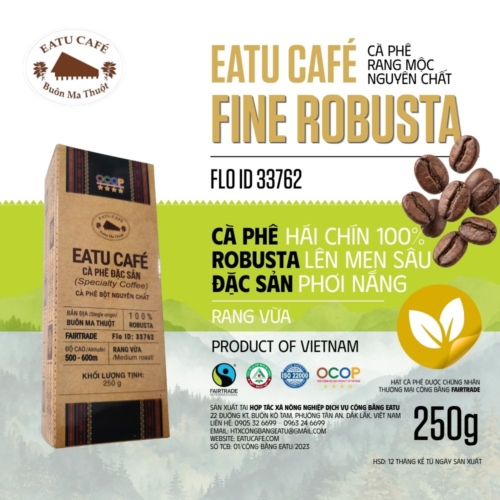 Eatu Cafe - Cà phê đặc sản - Hộp 250g