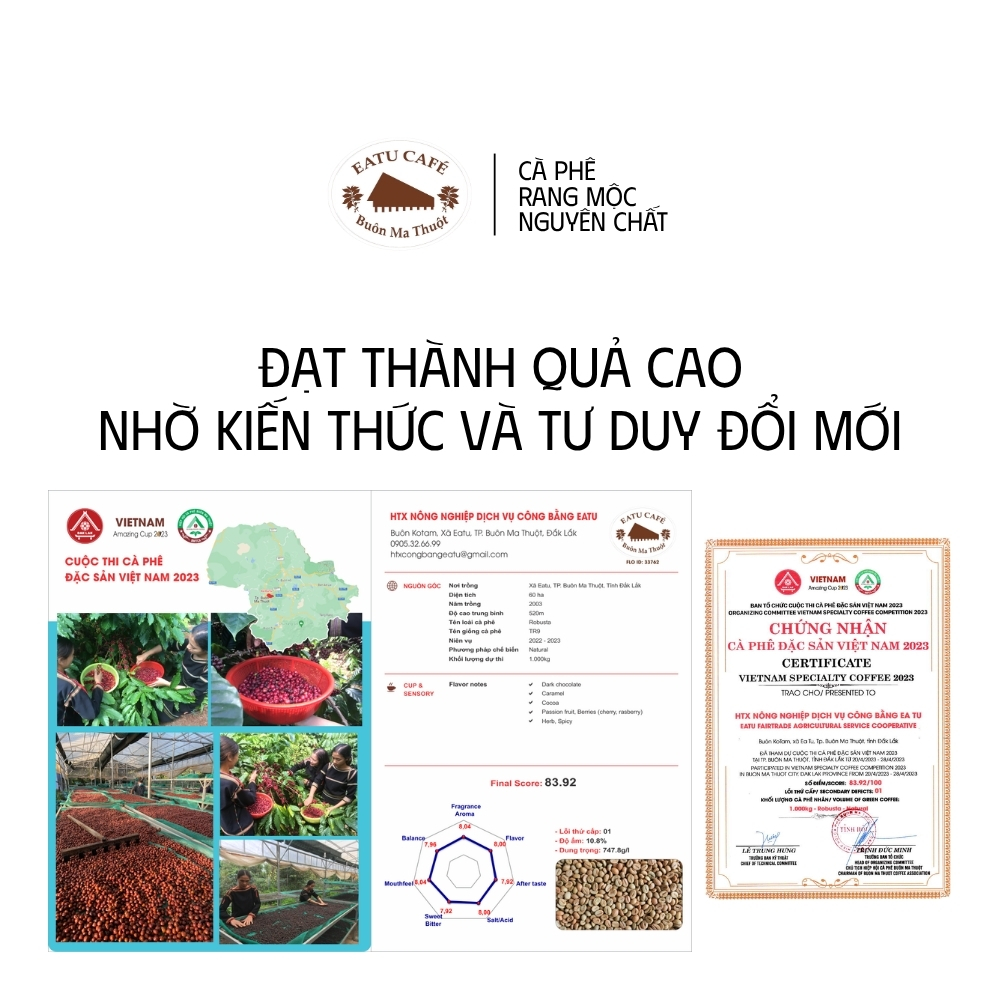 Eatu Cafe - Cà phê đặc sản - Hộp 250g